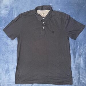 Volcom grey polo shirt men Size L